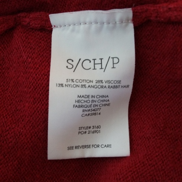 *FIRM PRICE* Cabi Angora Cotton Blend Wrap Sweater - Picture 5 of 6